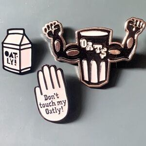 Oatly Pin Trio